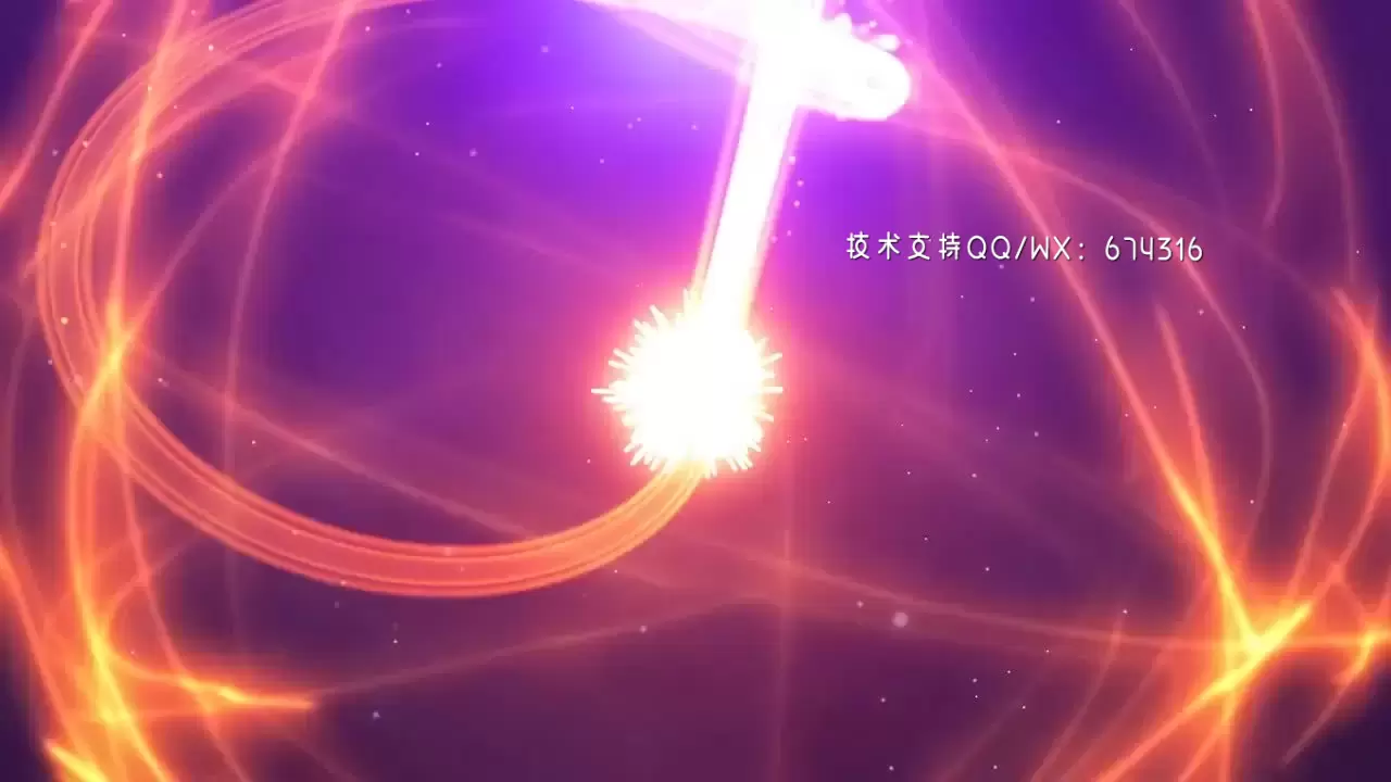 明亮时尚优雅的粒子LOGO标志AE模板视频下载
