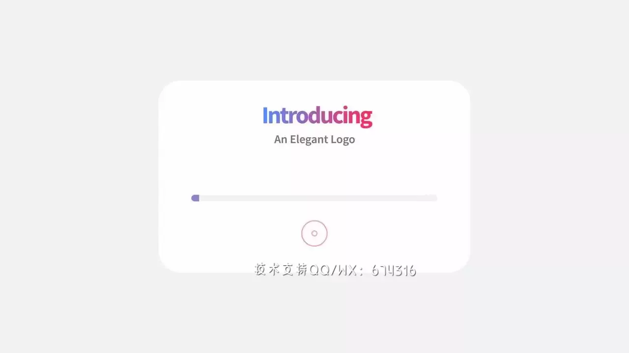 YouTube频道LOGO标志显示AE模板视频下载