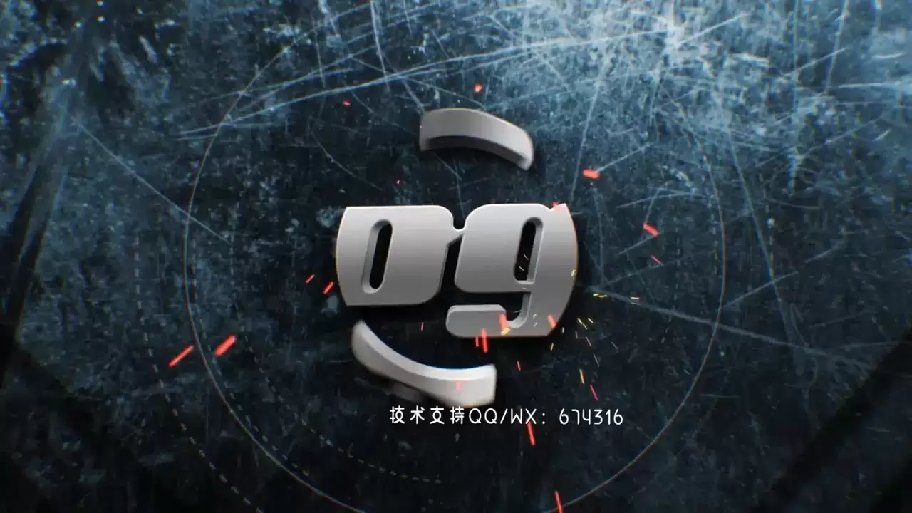 黑色3D旋转和组装LogoLOGO标志AE模板视频下载