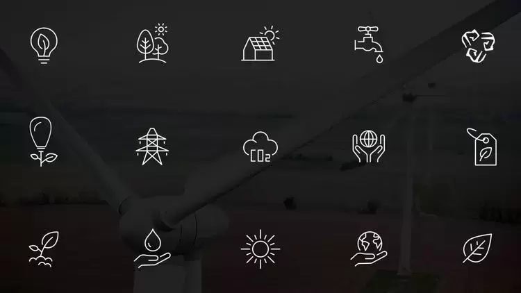 简洁动态的生态图标动画ae模板视频下载(含音频)
