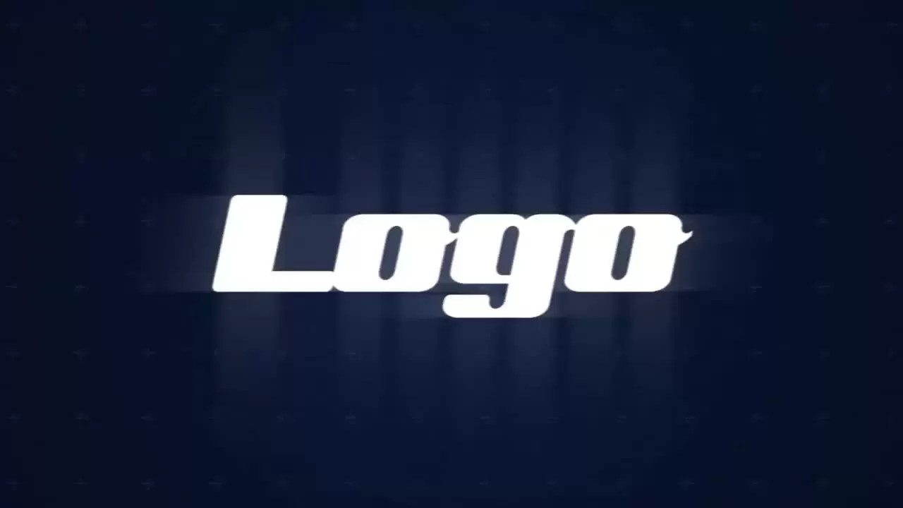 先进时尚现代动态动画扭曲效果LOGO标志展示AE模板视频下载