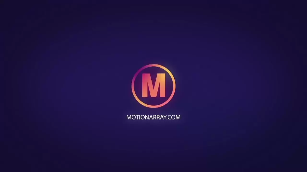 动态彩色粒子碰撞logo展示AE模板视频下载