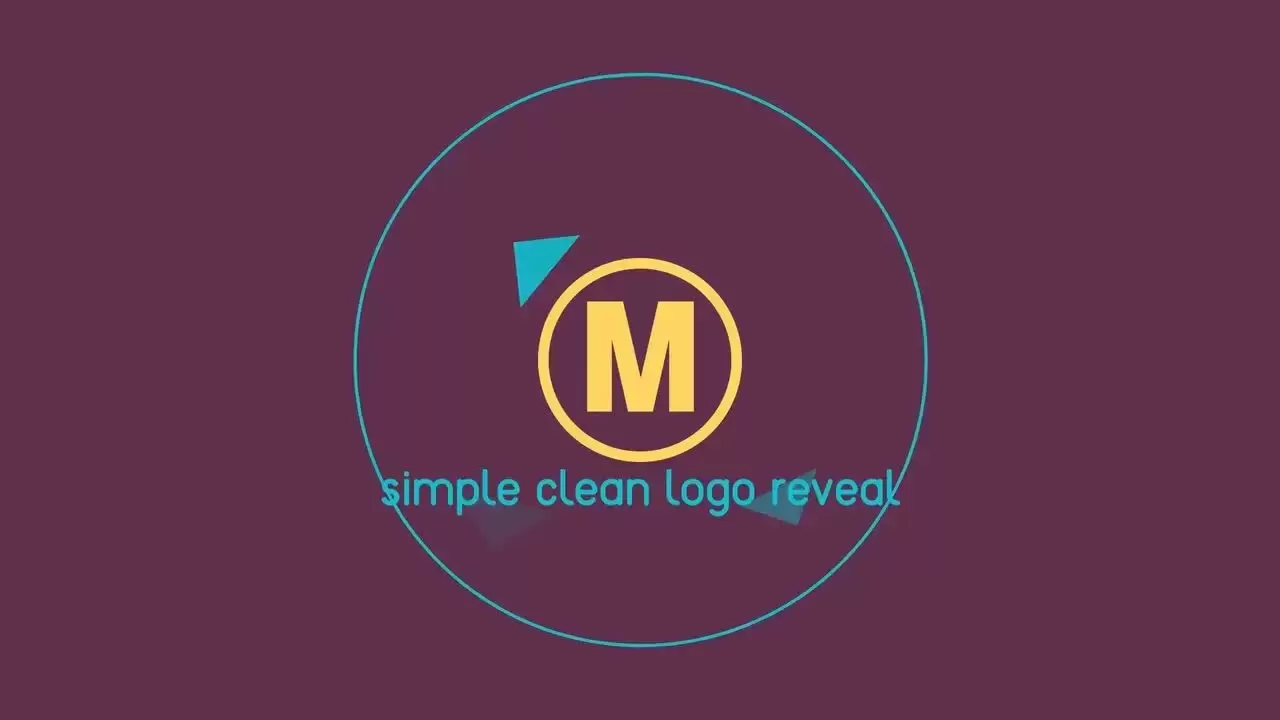 电影切出效果LOGO标志显示AE模板视频下载