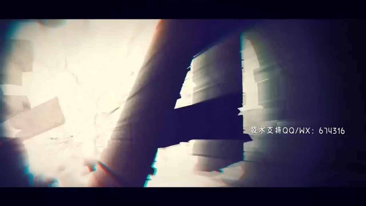 动态动画英雄标志AE模板视频下载
