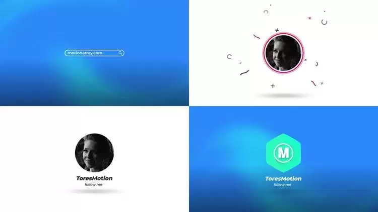 搜索引擎LOGO标志AE模板视频下载(含音频)