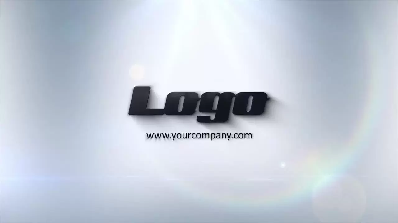 现代精美创意的动画粗短笔触展示LOGO标志AE模板视频下载(含音频)