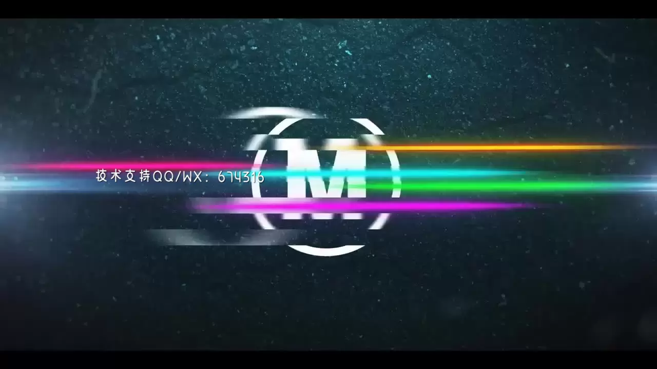 霓虹灯赛车LOGO标志AE模板视频下载