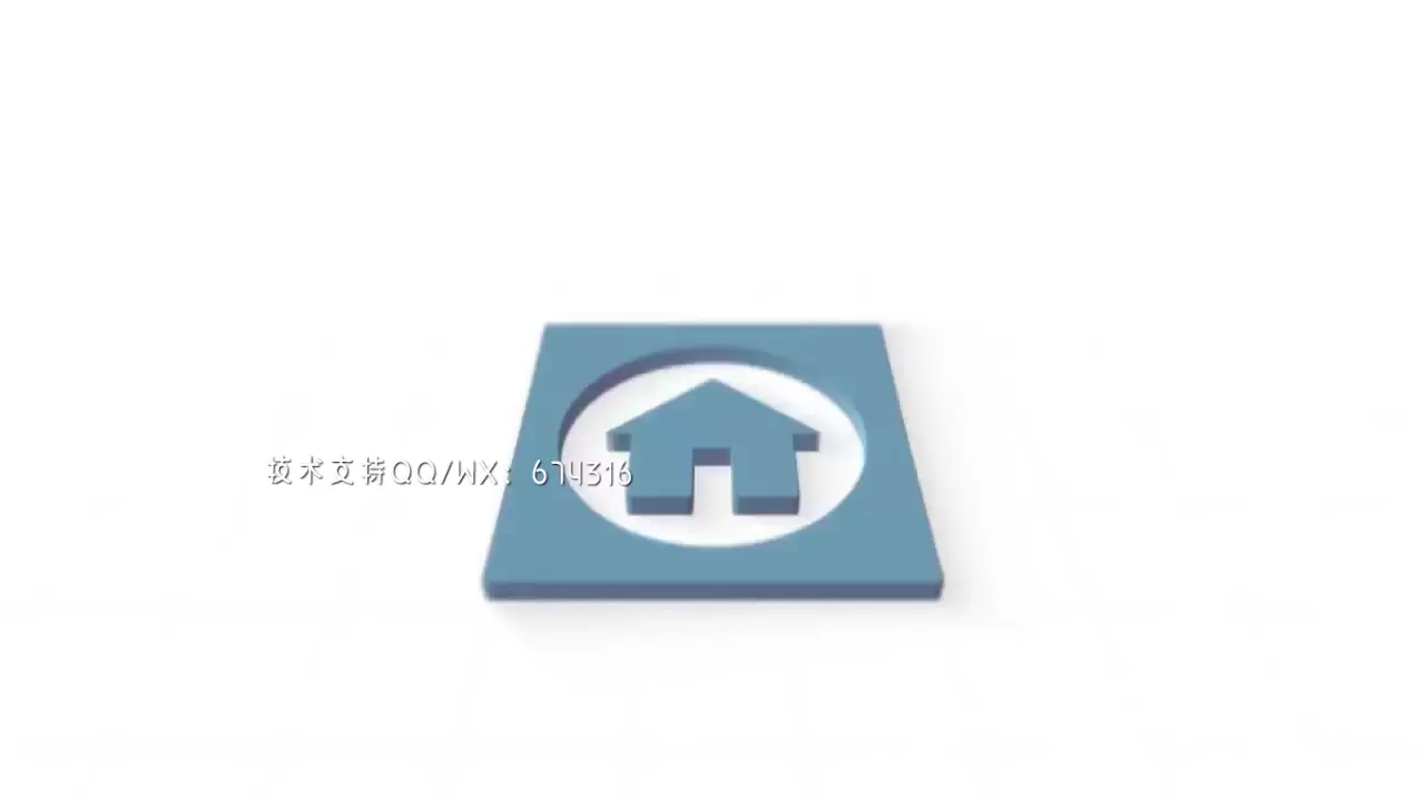 时尚简洁logo展示动画AE模板视频下载