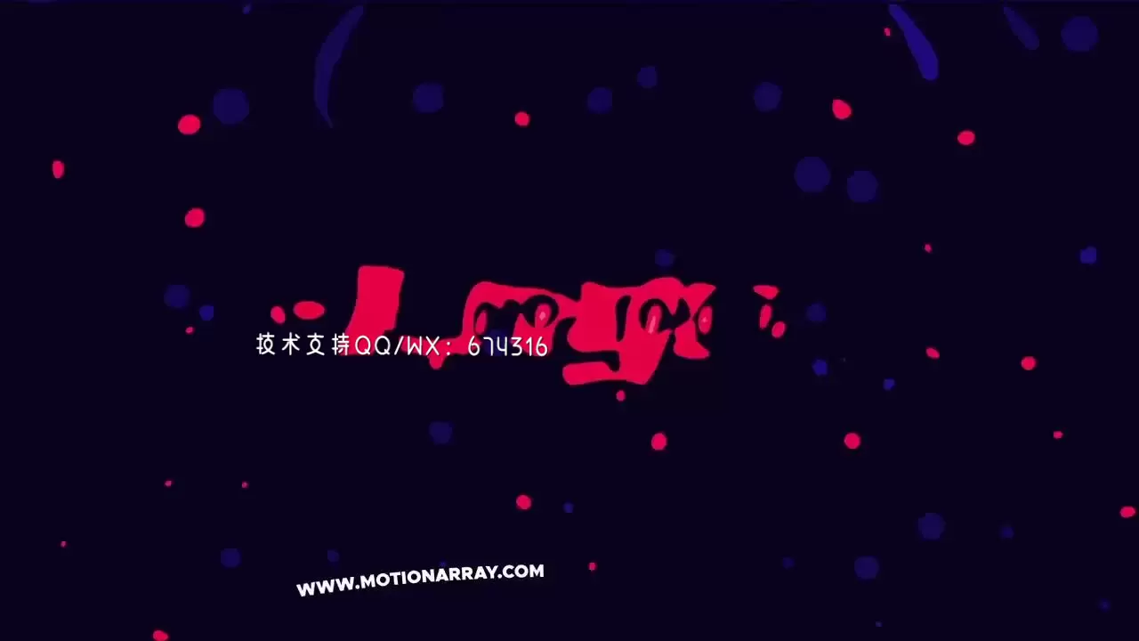 液体迷你LOGO标志AE模板视频下载