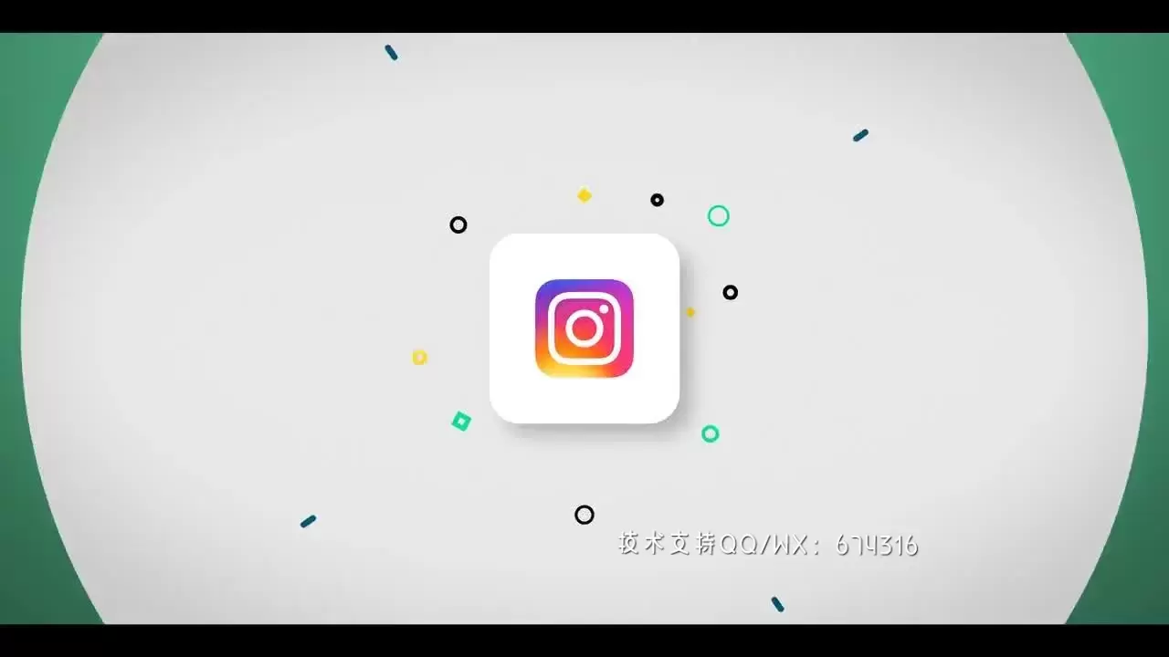 清晰的LOGO标志显示AE模板视频下载(含音频)