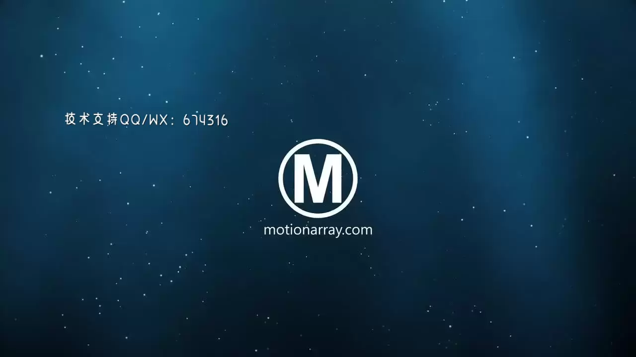 动态动画雪粒LOGO标志AE模板视频下载