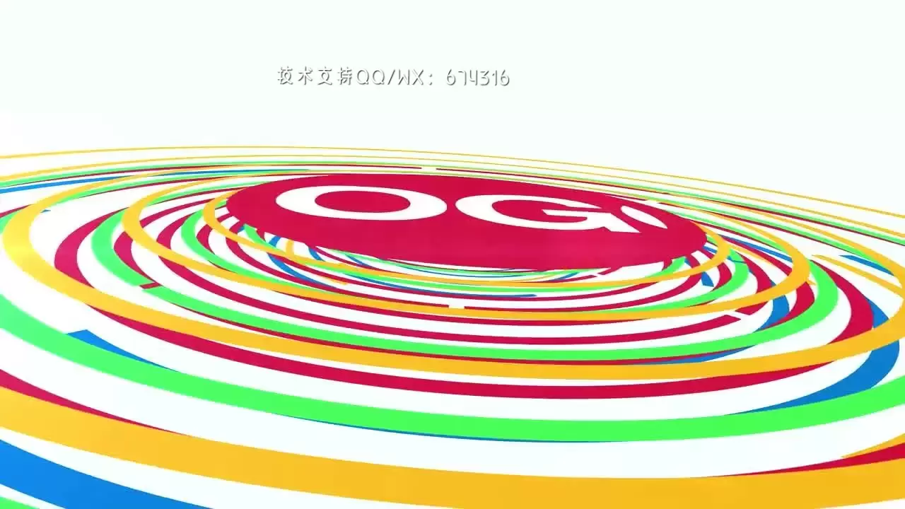 糖果真棒效果动态LOGO标志AE模板视频下载