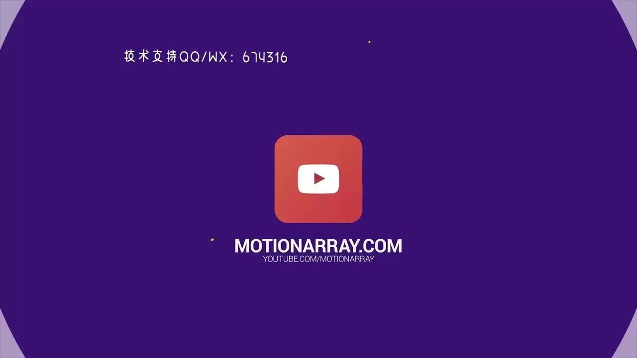 漂亮简单的快速LOGO标志AE模板视频下载