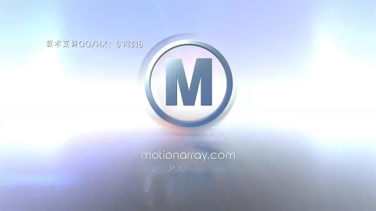 具有动态发光的球体和环绕的LOGO标志展示AE模板视频下载