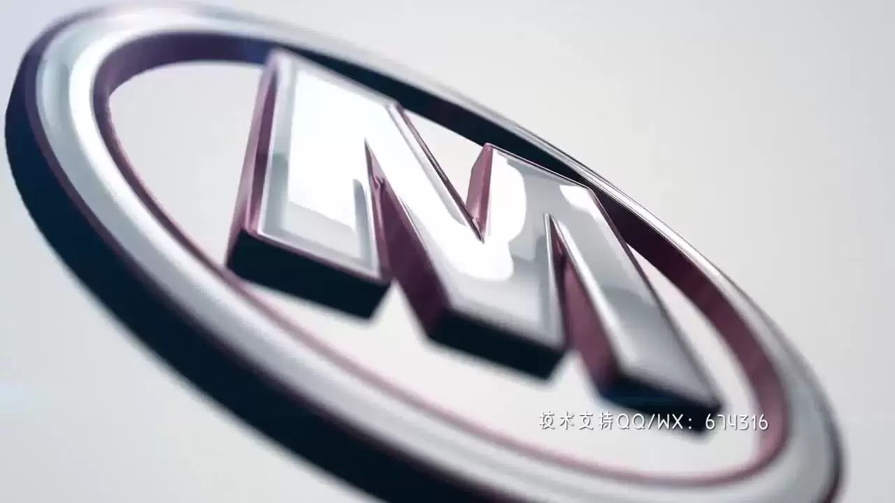 简洁清洁LOGO标志显示AE模板视频下载(含音频)