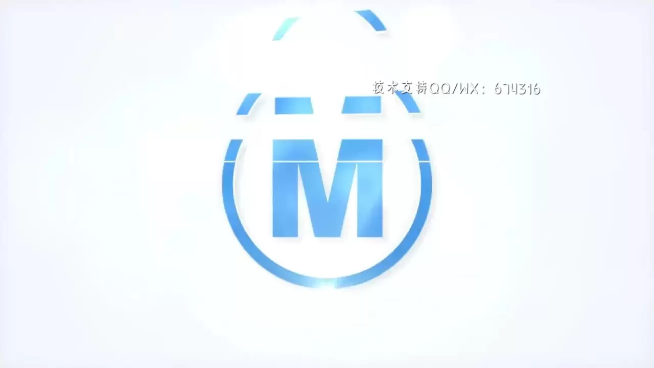 现代时尚简洁商务宣传logo动画AE模板视频下载(含音频)