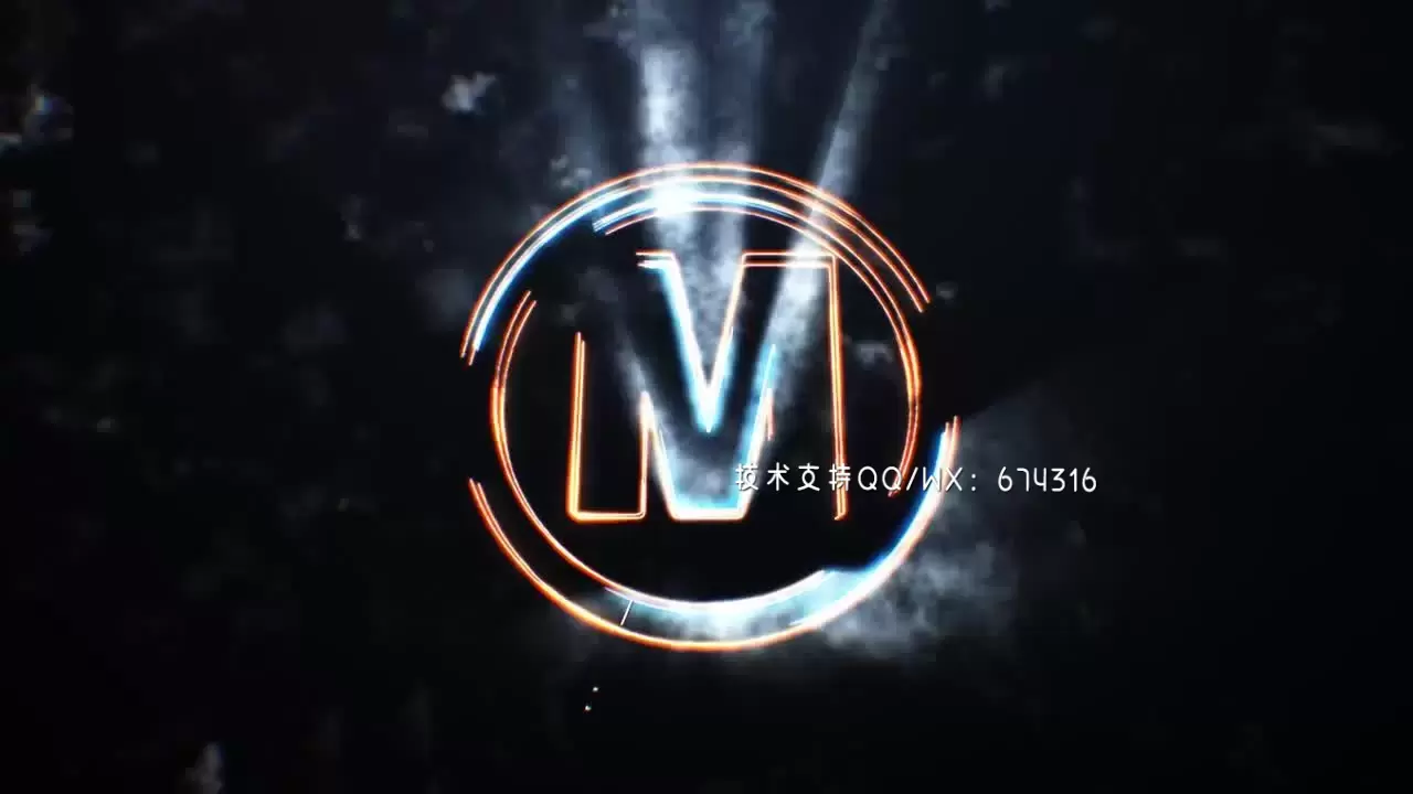 电影LOGO标志显示AE模板视频下载(含音频)