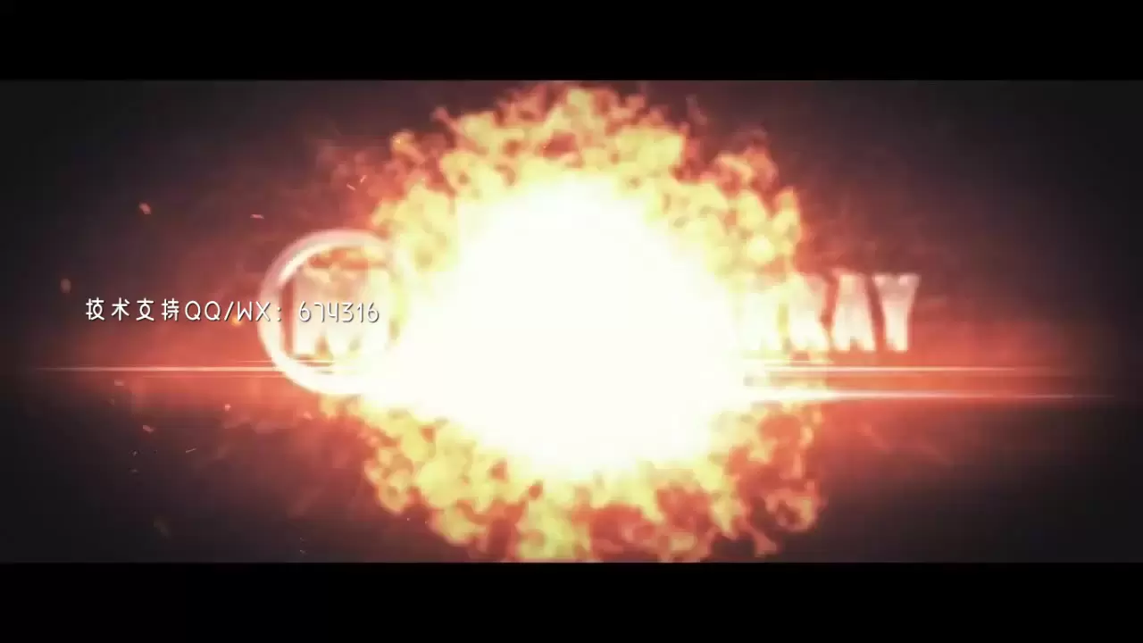 Cinetic FireLOGO标志视频推广介绍AE模板视频下载(含音频)