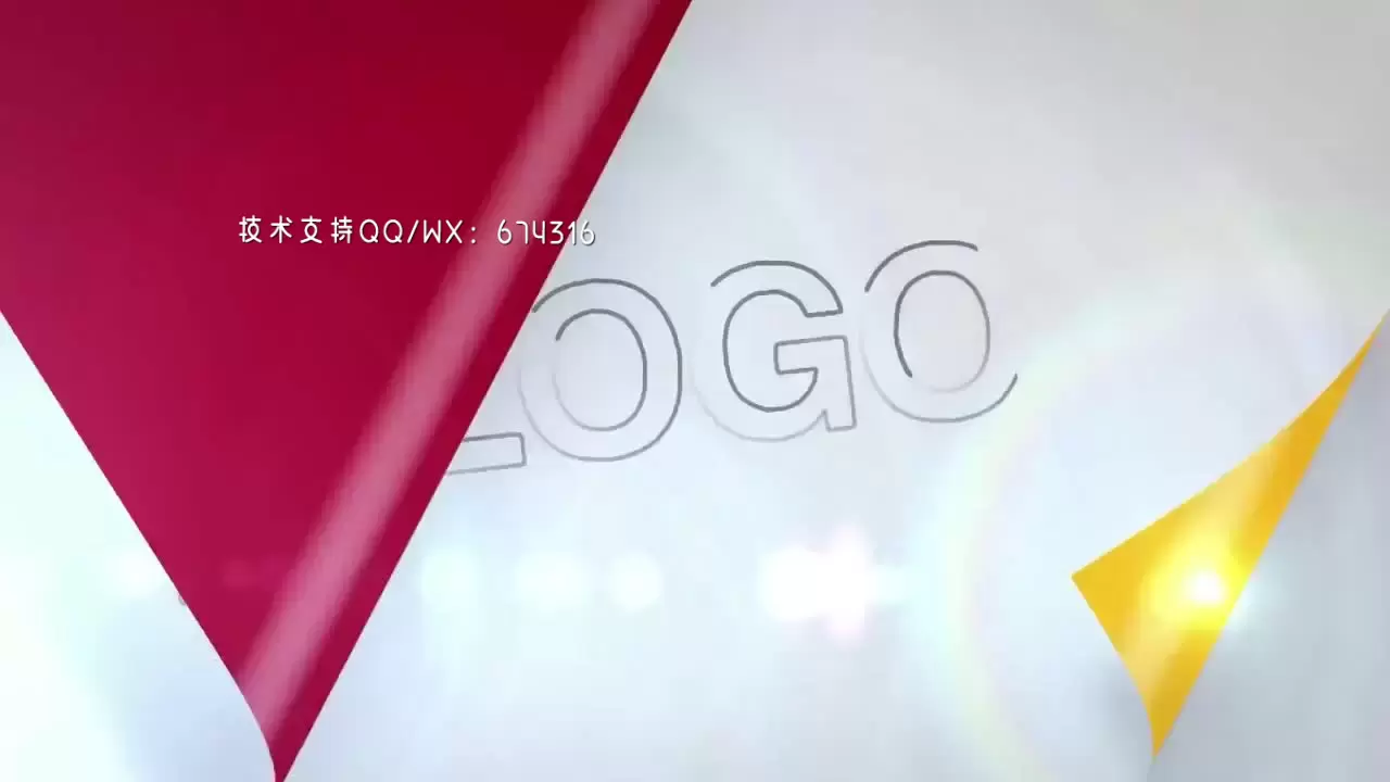 LOGO标志动画或视频介绍转动AE模板视频下载(含音频)