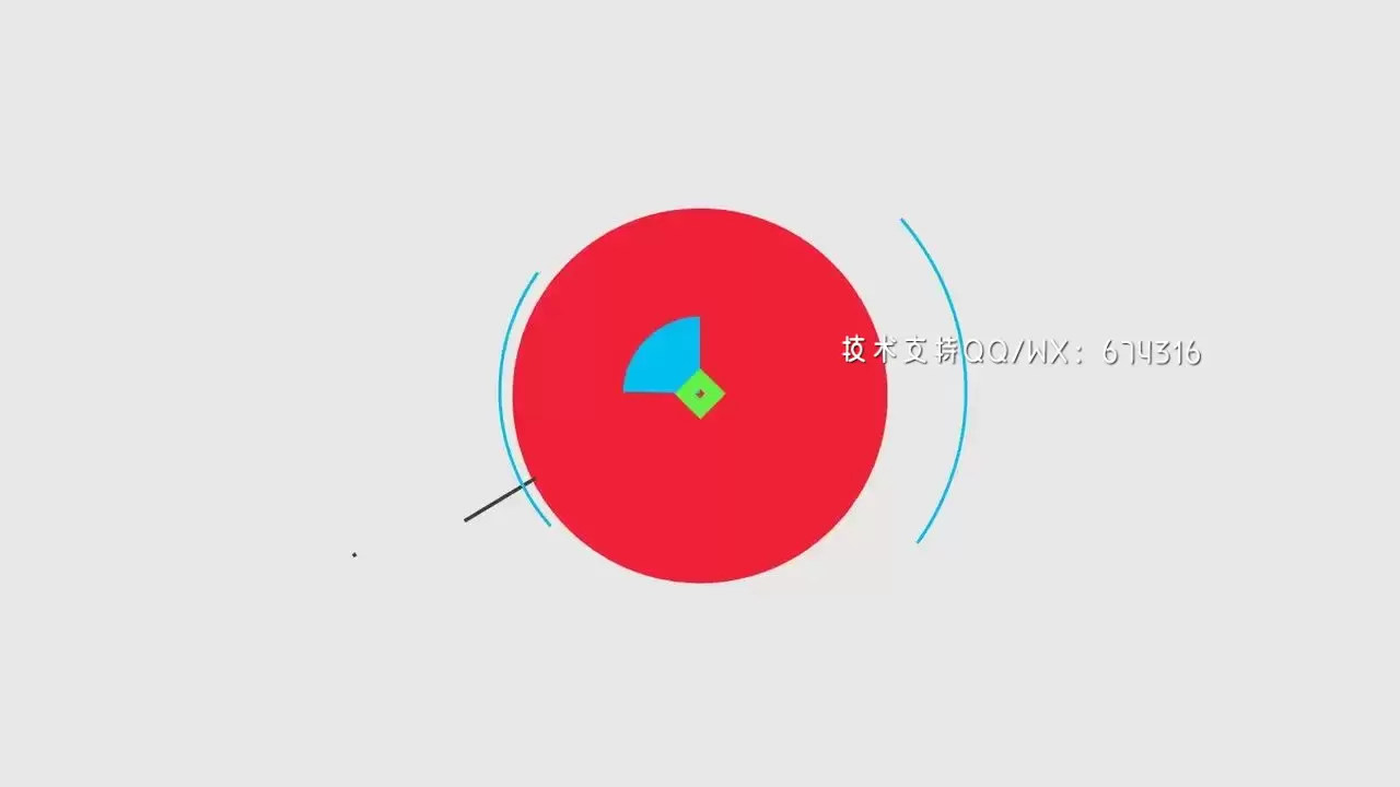 线条和笔划绘制效果多彩Logo标题AE模板视频下载(含音频)