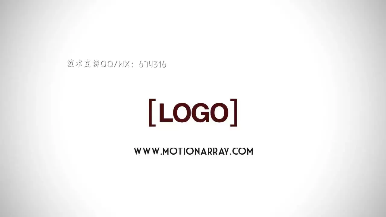 企业演示LOGO标志显示AE模板视频下载(含音频)