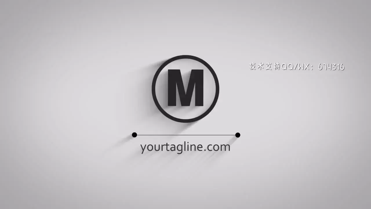 精致的动态动画照片LOGO标志AE模板视频下载(含音频)
