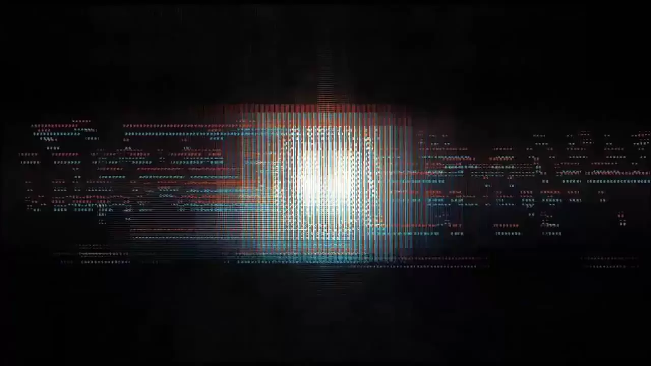 高科技信号Glitch故障LOGO动画AE模板视频下载(含音频)