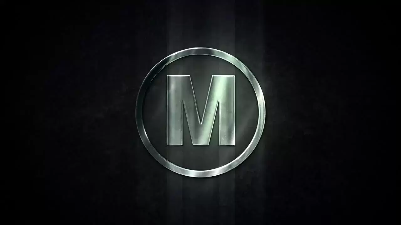 抛光金属光泽的Logo标志动画设计AE模板视频下载(含音频)