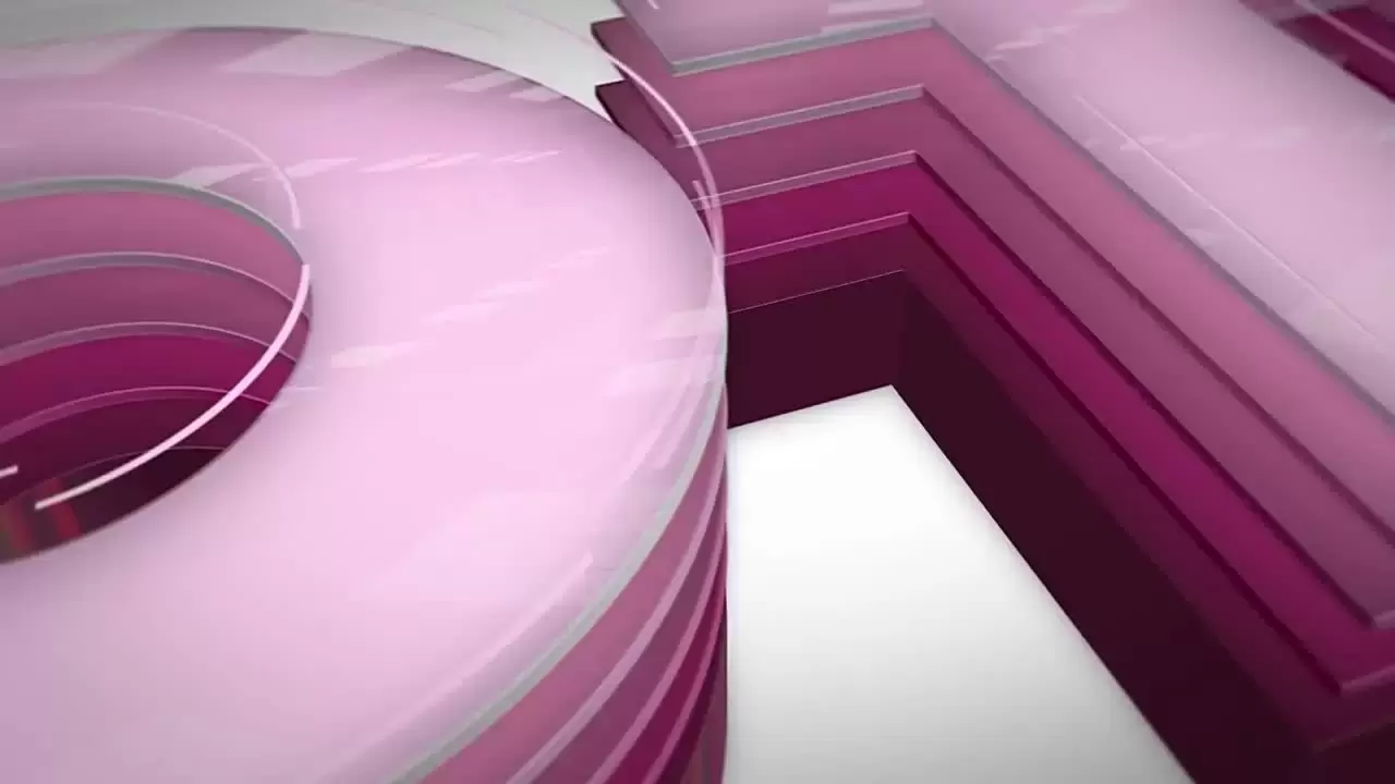 简洁彩色创意的3D图层展示LOGO标志AE模板(含音频)