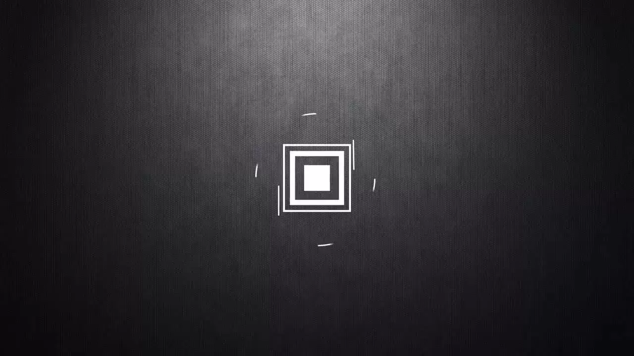 社交媒体几何LOGO标志显示AE模板视频下载-附音频