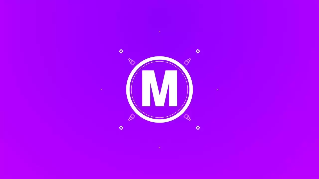 动态形状LOGO标志显示AE模板视频下载-附音频