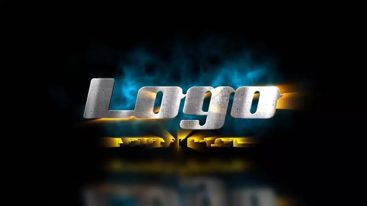 史诗般的电影LOGO标志显示AE工程-附音频