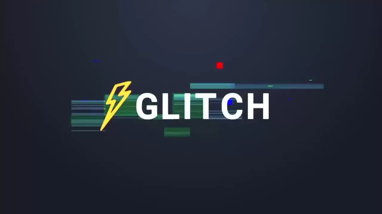 快速动态小故障LOGO标志AE工程-附音频