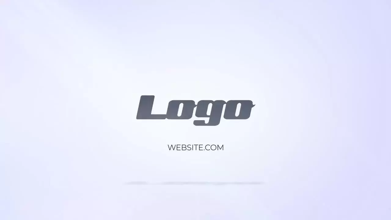 现代流畅精美的动态动画LOGO标志展示AE工程-附音频