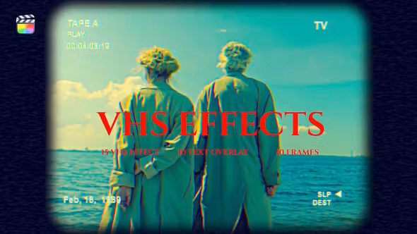 VHS效应FCPX模板VHS Effects插图 VHS效应FCPX模板VHS Effects