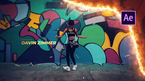 极限动态预告片 - AE动感开场模板