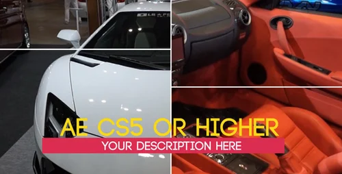 AE动态模板 - 现代车辆展览展示系统