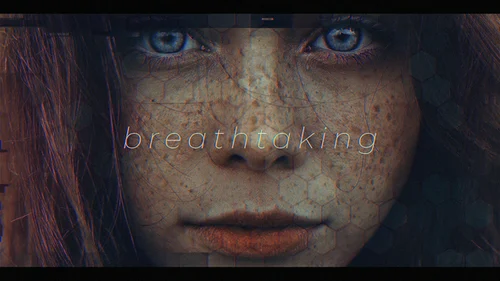 炫酷科技感故障特效AE幻灯片模板