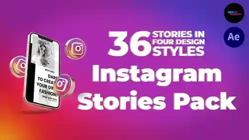 动态多功能AE模板套件:Instagram/FB Reels与宣传推广必备