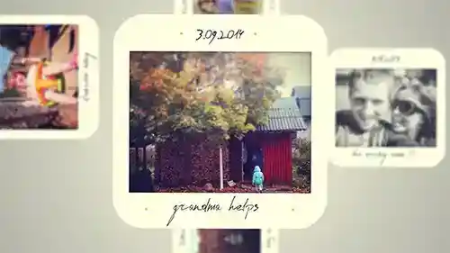 AE模板:浪漫幻灯片与图像画廊