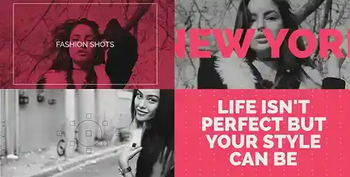 时尚魅力幻灯片转场AE模板