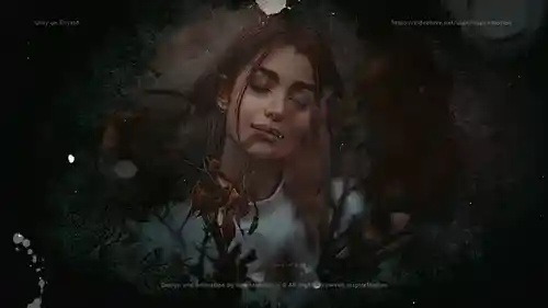 戏剧性的水彩幻灯片PR模板