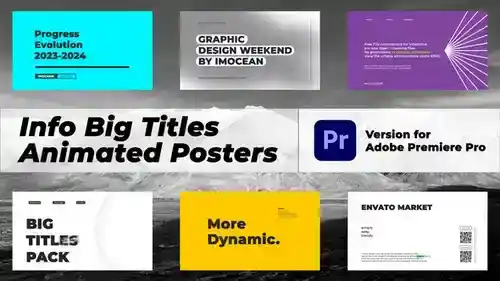 现代动态图形模板 - 适用Premiere Pro的多场景解决方案