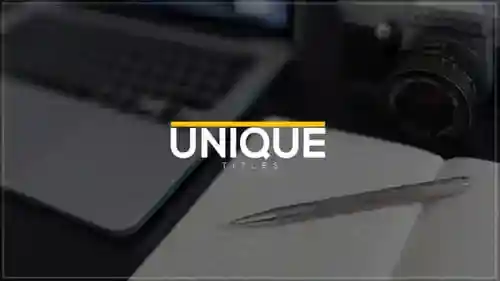 具有平滑过渡和动态下划线的现代文本动画幻灯片放映和企业AE视频