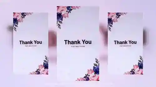 垂直浪漫的春天3d和专辑AE视频