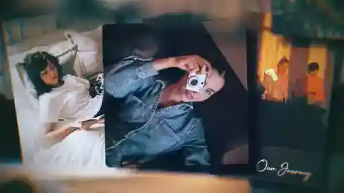 照片幻灯片和美丽的爱AE视频