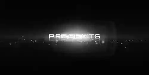 光学耀斑和蓝色片头AE视频