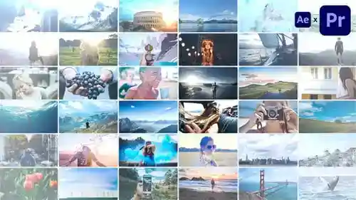 照片滑块和动画AE视频