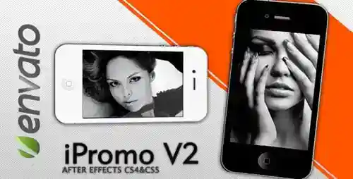 iPromo 2D 动画3d和电话AE视频