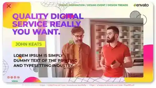 鼓舞人心的数字营销促销agency促销和业务AE视频